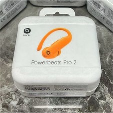 Beats Powerbeats Pro 2 Orange Bluetooth Wireless Ear-hook Earbuds Case Tips