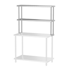 Edelstahltisch 122cm Aufkantung Gastro Tisch Arbeitstisch K&uuml;chentisch Edelstahl