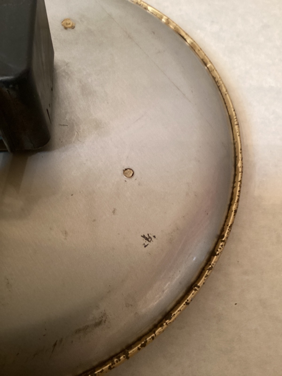 Vintage SPARTUS Kitchen Wall Clock Mid Century MCM DECOR for PARTS or REPAIR