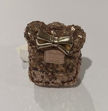 Disney Parks Mickey Rose Gold Sequin Loungefly MINI Backpack Keychain NWT 2026