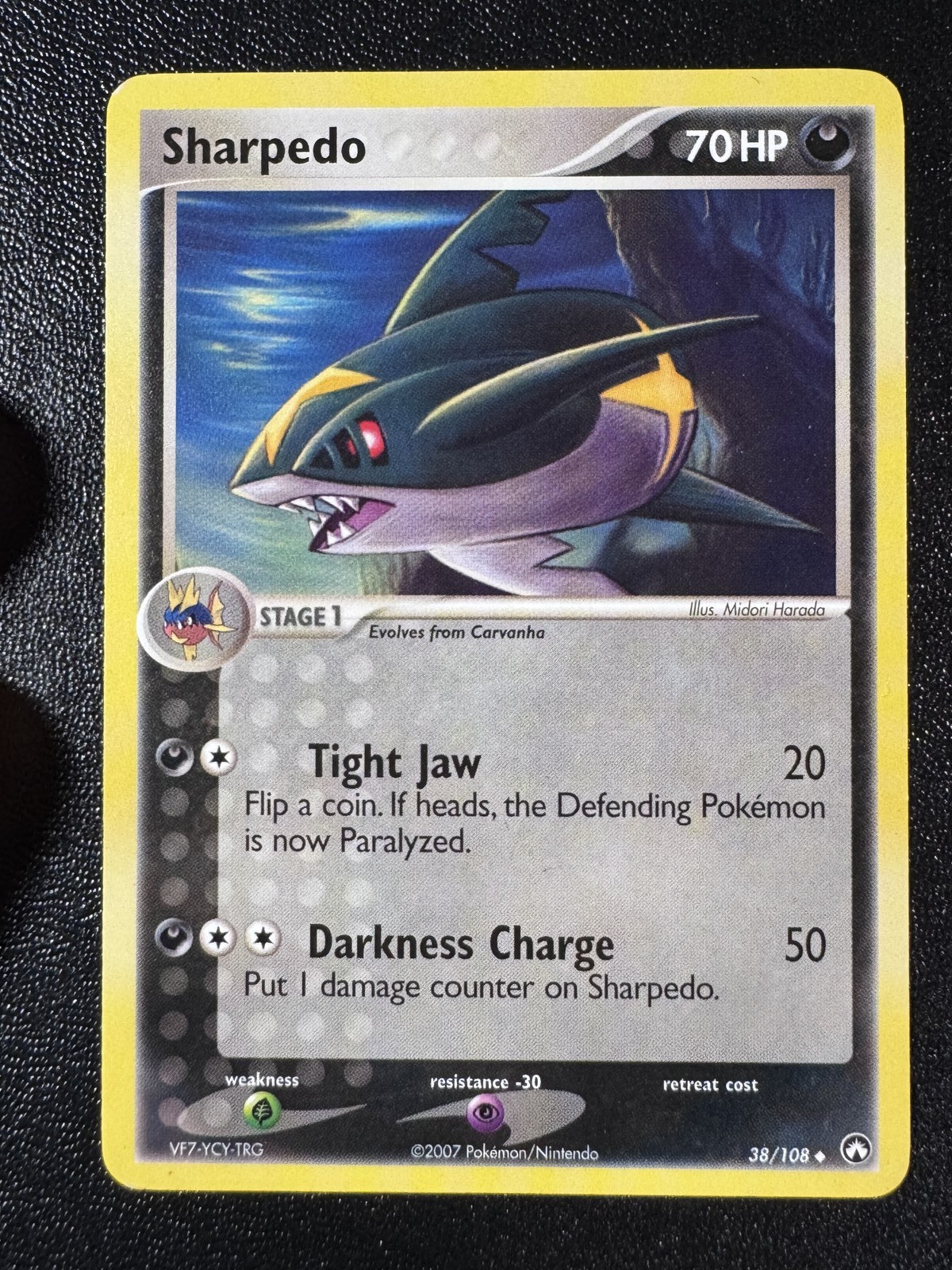 Sharpedo Power Keepers Uncommon 38/108