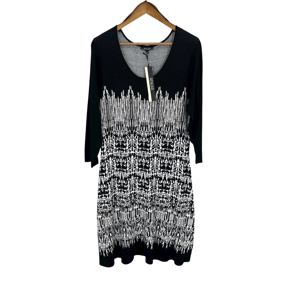 Vestido Suéter Tejido Renuar Academia Mujeres Artístico Preppy Fiesta Cuello Redondo Talla L Foto 3 de 4