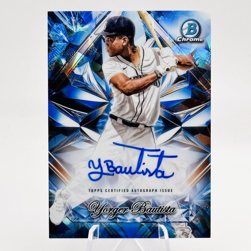 Yorger Bautista #SSA-YB — 2025 Bowman Chrome Sapphire Selections Autograph baseball card