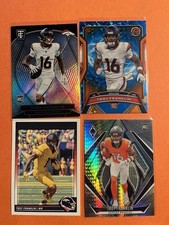 Troy Franklin (4) Cards 2024-25 Panini, Topps Broncos