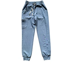 Figs Technical Collection Scrubs Joggers Women XS Blue Medical Nurse Hospital