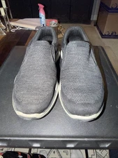 Skechers Sz 13 Slip On Casual Loafer Shoe Mens  20400 Black