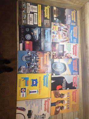 #ad Consumer Reports January November 1981 $40.00