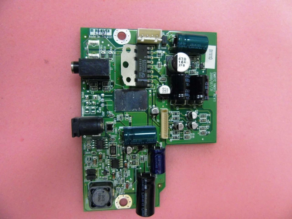 Compaq TFT 7020 LCD Monitor  455A3366001 PCBA Audio Board CM87C VM517 REV: 1 - Image 3 of 4