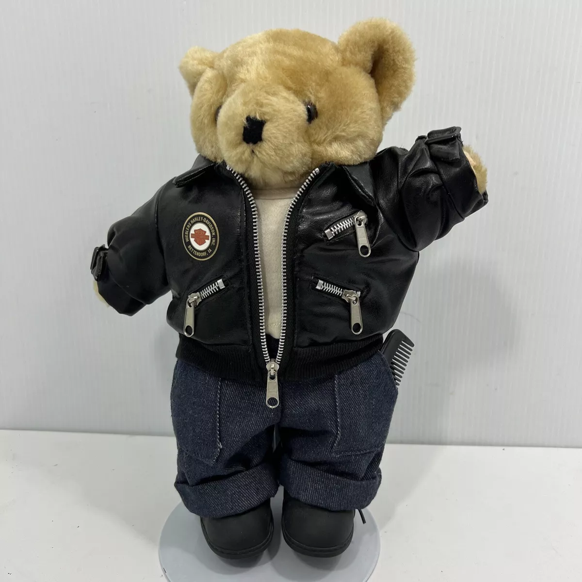 Teddy bear biker clearance jacket