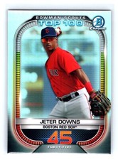 2021 Bowman Chrome Scouts Top 100 #BTP-45 Jeter Downs Red Sox