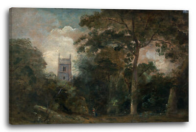 Kunstdruck John Constable - Eine Kirche in den Bäumen