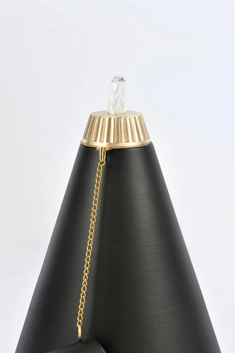 Elitco Outdoor 12V Cast Brass Torch Light 8Inch W X 24Inch High In Dark Bronze - Picture 5 of 6