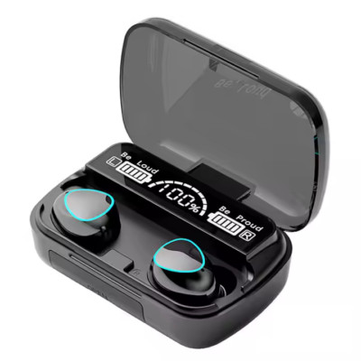 M10 TWS Wireless Bluetooth Waterproof Earbuds with LED Display and Power Bank
