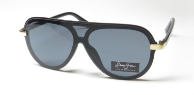 SEAN JOHN SJS1007CE 001 BLACK SHIELD OVERSIZED FULL-RIM DESIGNER HOT SUNGLASSES