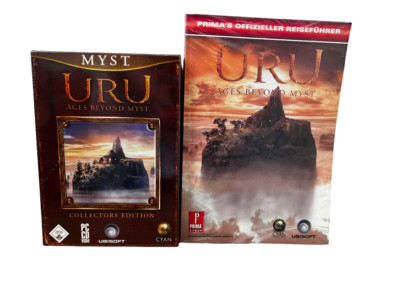Uru Ages Beyond Myst Collectors Edition 2003 + Lösungsbuch Rätsel PC OVP NEU