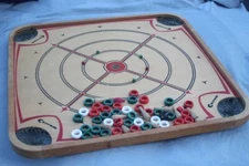 VTG Carrom Industries Inc. Game Board Model 124 w/  Pieces