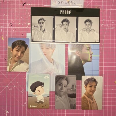 official bts unsealed proof album set + jung hoseok hope inclusion set +preorder