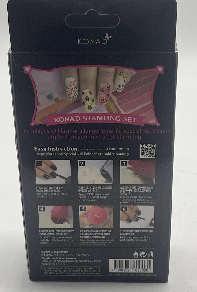 Juego de arte en uñas con estampado Konad Foto 4 de 4