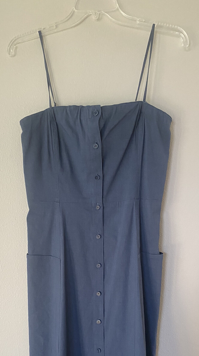 Theory Spaghetti Strap Button Down Strapless Slee… - image 9