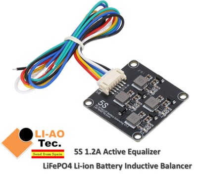 5S 1.2A Li-ion Lifepo4 Lithium Battery Active Equalizer Balancer Inductive BMS