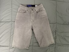 Size 28 - Vintage Y2K Baggy Levis Silver Tab Jean Shorts Made in The USA