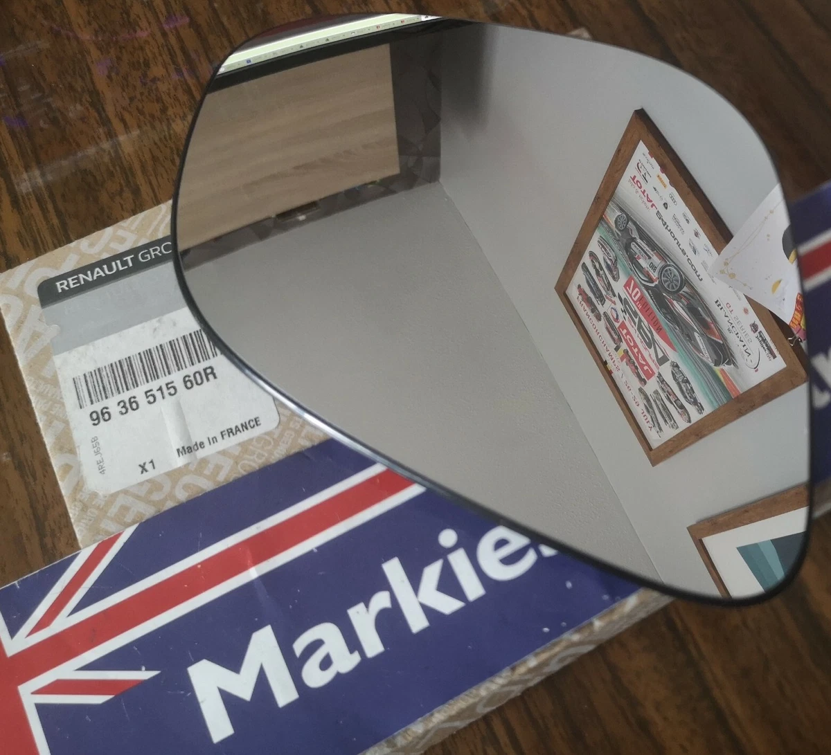 RENAULT KANGOO II WING MIRROR GLASS LEFT GENUINE RENAULT NEW 