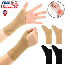 Compression Joint Care Gloves Thumb Support Wrist Brace Arthritis Pain Relief US