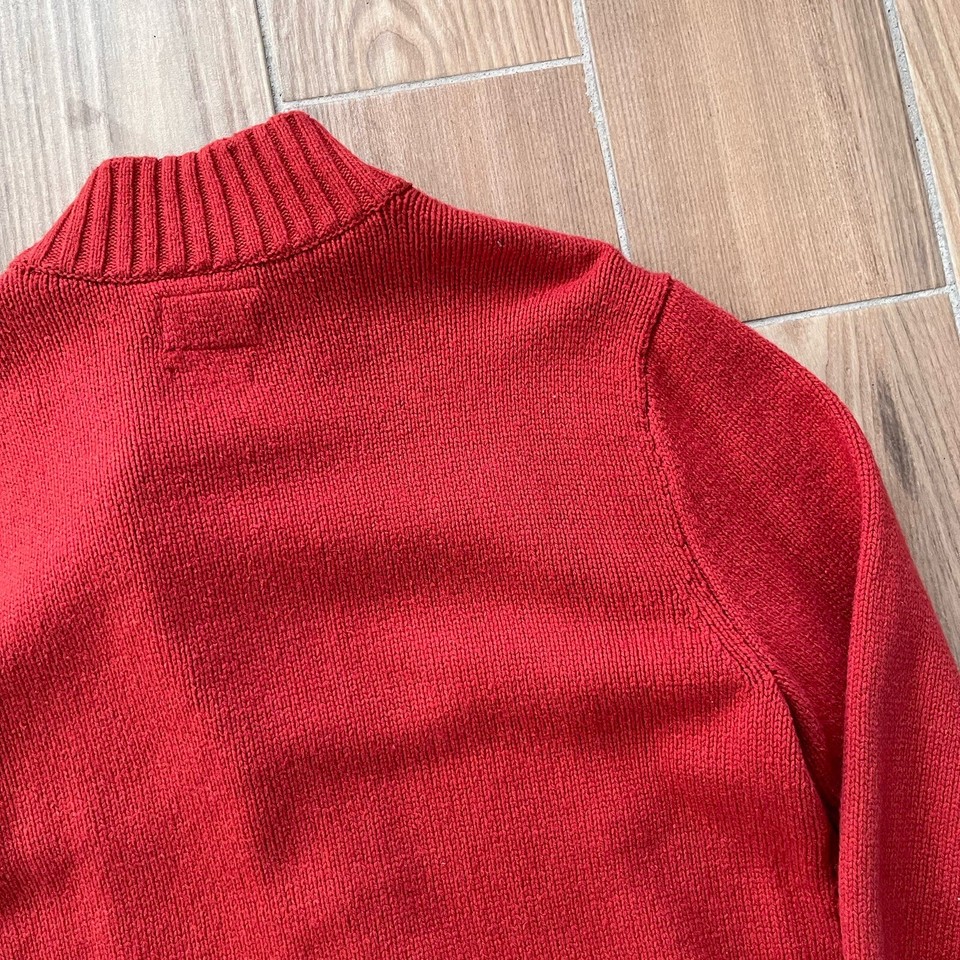 THE NORTH FACE Cotton Blend Jacket Men's SIZE LARGE Orange Full ZIp eBay