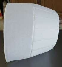 AMISH WHITE BONNET 16" KAPP PRAYER COVERING 5 3/4'' DEEP HANDMADE -NO TIES