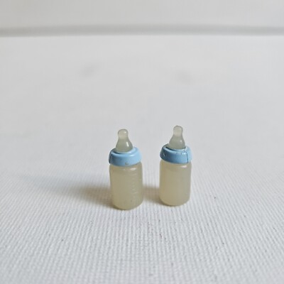 Sylvanian Families ERSATZTEILE Baby Trinkflaschen X2 Blue Calico Critters 