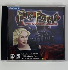 Film Fatale Lights Camera Madness PC CD-ROM Windows Hidden Object Computer Game