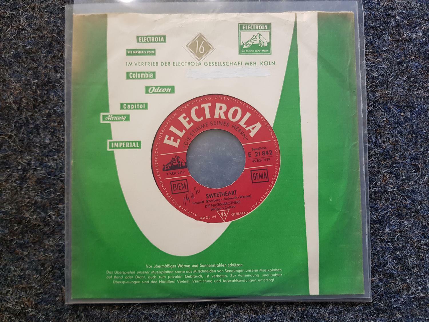 7"" Single Vinyl Die Nilsen-Brothers - Sweetheart