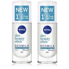 Nivea Deo milk Fresh RollOn Deo Beauty Elixir 40 ml x 2 packs - 3490