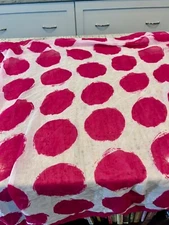 Lindsay Phillips Printed Lightweight Scarf in Bright Pink & White NWT