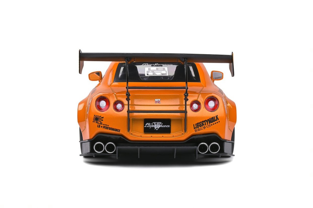 NISSAN GT-R R35 LB PERFORMANCE WORKS TYPE 2 2020 ORANGE SOLIDO