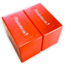 2 x Paradise Mint 10 Coin Red Storage Box Case for NGC and PCGS Slabs
