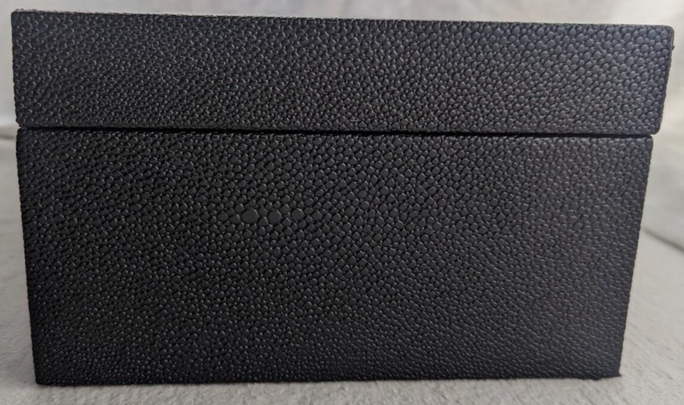 Organizer Box; Black w/ Decorative Mirrors; Jewelry; Trinket; Glasses; Hair Care - Image 4 of 4