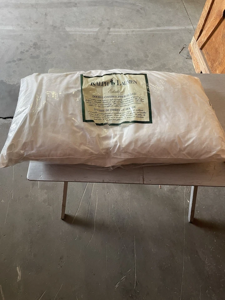 Ralph Lauren King 尺寸 20 英寸 x 36 英寸双盖纤维填充枕头 — 第 2/4 张图片
