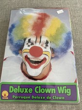 Deluxe Clown Wig - Professional quality by Rubie's - Rainbow color