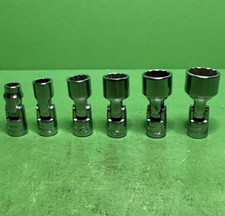 Snap-on Tools Usa 6 Piece 14 Drive 12-point Sae Universal Socket Set 106tmua
