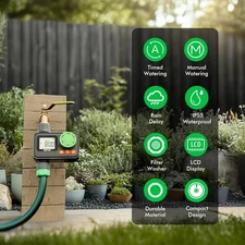 RESTMO Sprinkler Timer, water timers for hoses, garden hose timer
