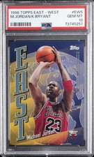 1998-99 Topps - East/West Kobe Bryant, Michael Jordan #EW5 for