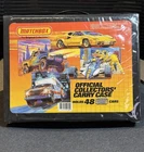 VINTAGE TOY 1983 MATCHBOX OFFICIAL COLLECTORS CARRY CASE WITH TRAYS AND 48 CARS