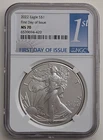 2022 EAGLE $1 FIRST DAY OF ISSUE NGC MS70 SILVER EAGLE SKU 6539694-420