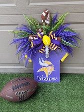 Minnesota Vikings NFL Front Door Wreath,Sports Sign,Football Team Door Sign 