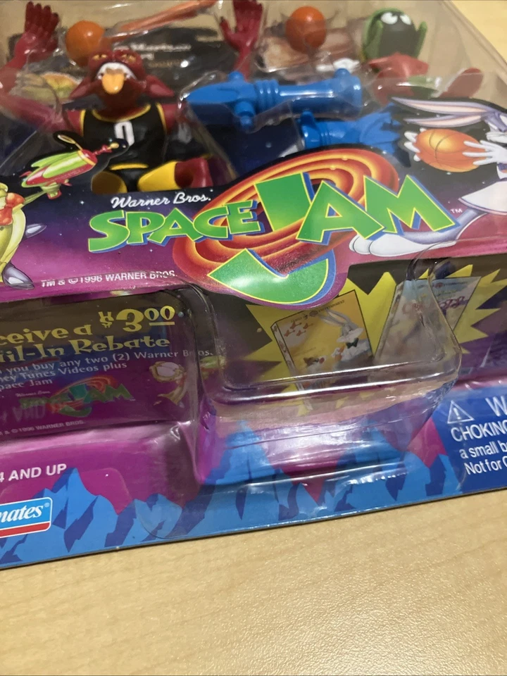 Space Jam Marvin the Martian vs Nawt w/ Slammin’ Saucer Collectibles 1996 NIB!!! - Image 3 of 4