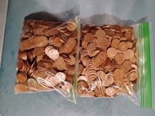 Bulk 1959 - 1981 95 Copper Pennies Lincoln Memorial Cents 10 Pound Lot Bulk 1959 - 1981 95 Copper Pennies Lincoln Memorial Cents 10 Pound Lot