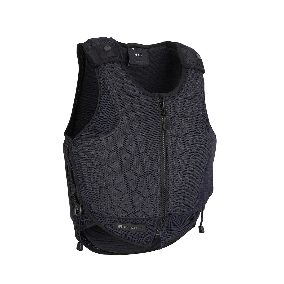 Racesafe gilet de protection RS2010 Adulte, dos régulier noir