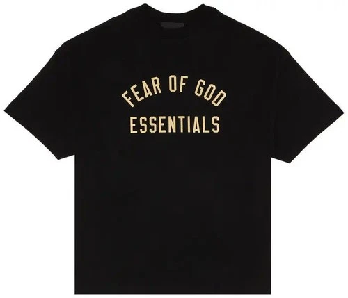 Fear of God Essentials Jersey Tee 'Black Gold'  New