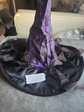 Purple And Black Witch Hat